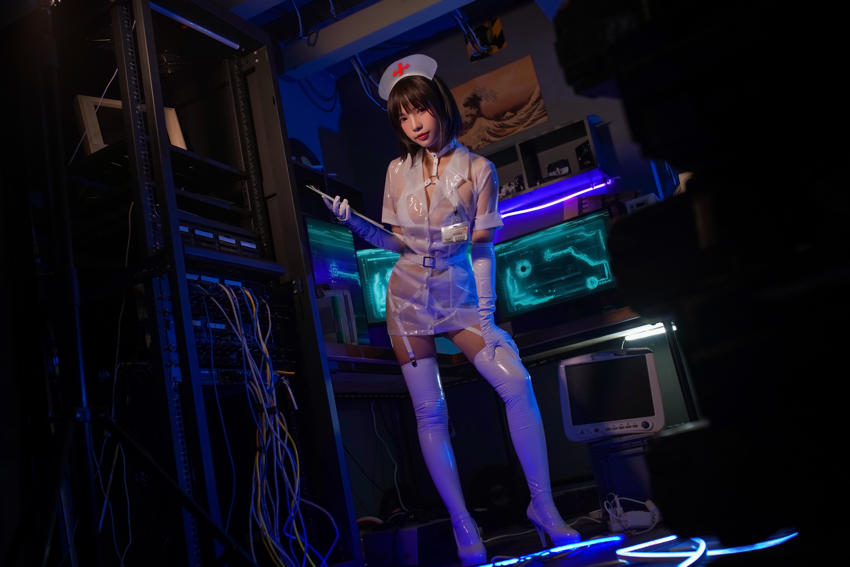 图片[1]-Neko-薇薇 – NO.011 透明护士[51P]-XikXak